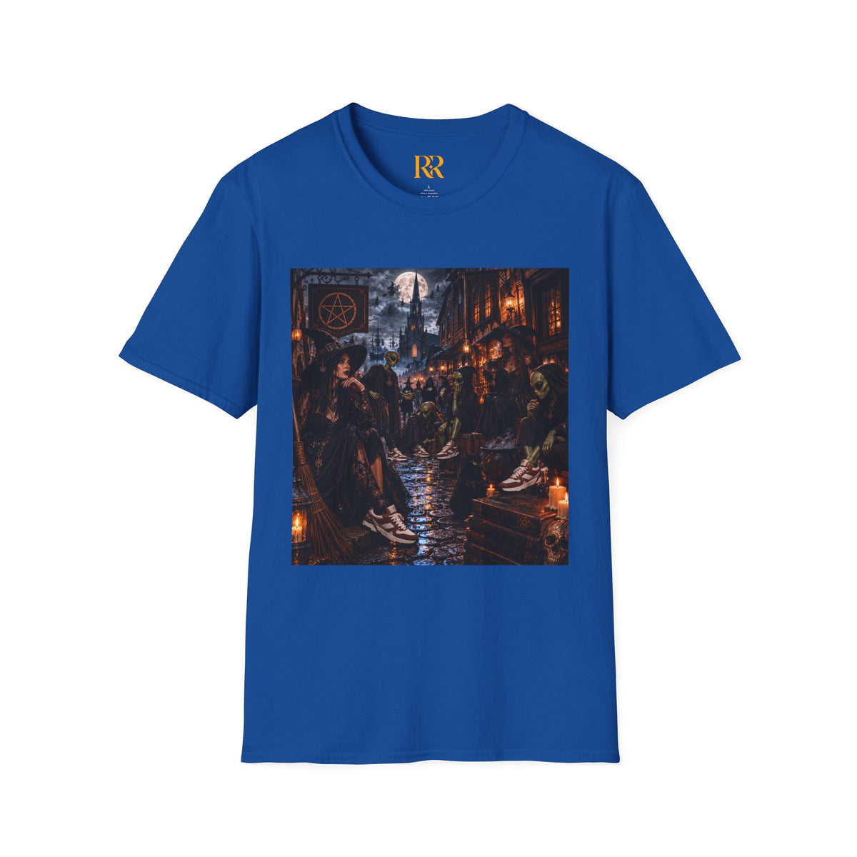 Dark Gothic Medieval Tavern Scene T-Shirt