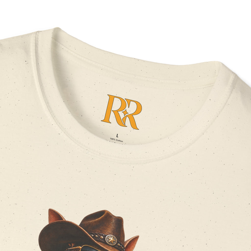 Cowboy Armadillo Western Graphic T-Shirt