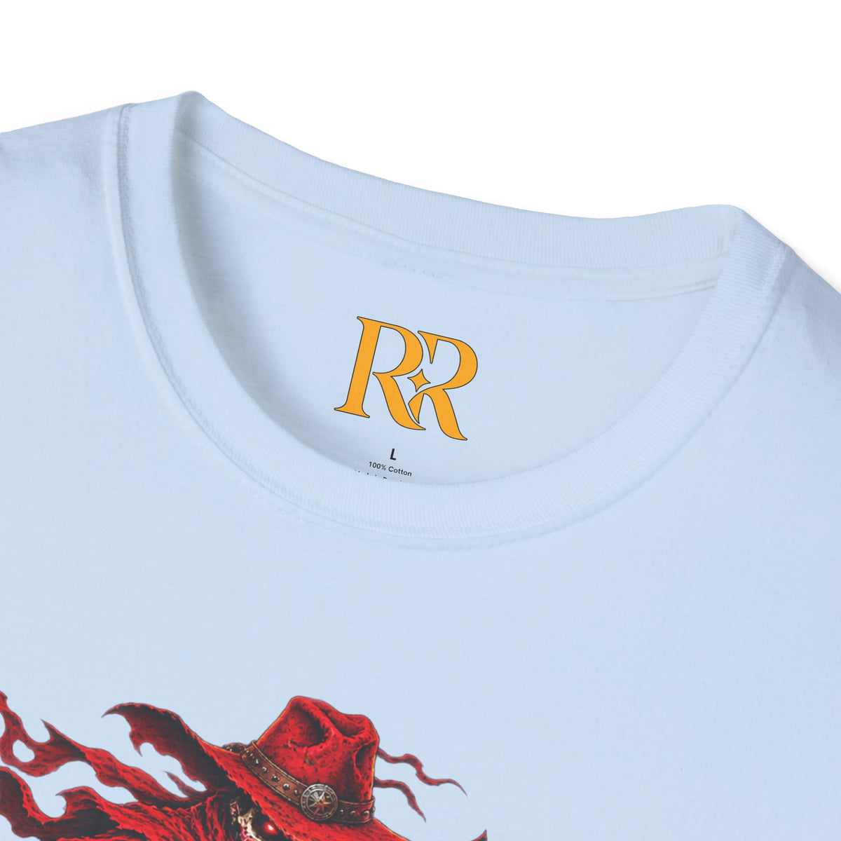 Red Gothic Horse Rider T-Shirt