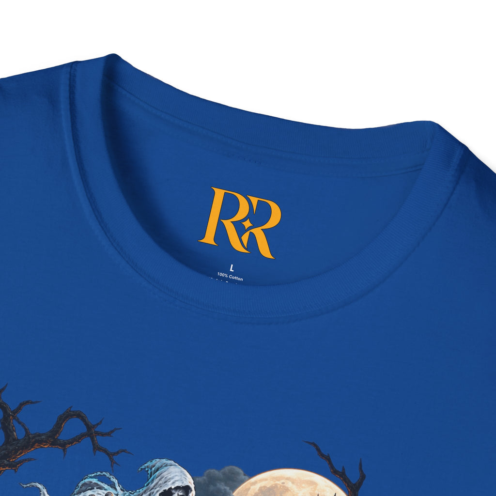 Dark Fantasy Grim Reaper Castle T-Shirt