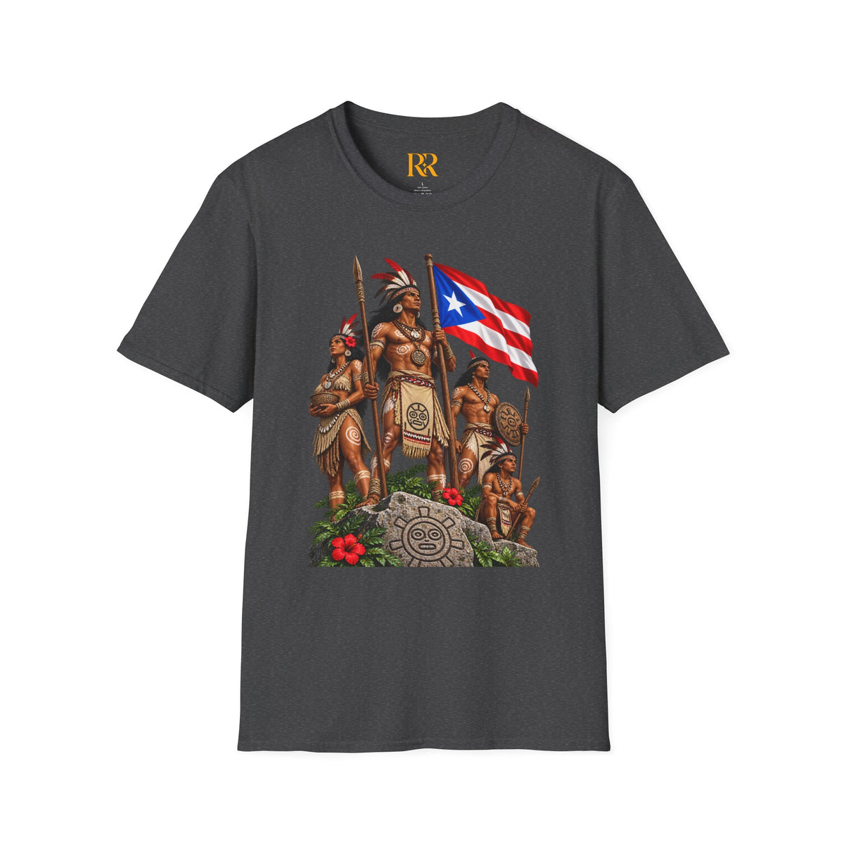 Puerto Rico Taino Heritage Flag T-Shirt