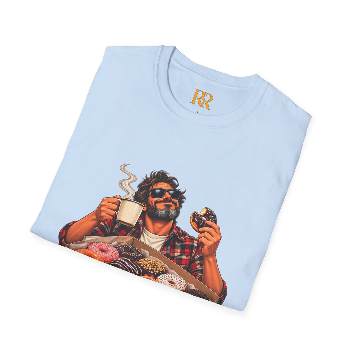 Donut Coffee Lover T-Shirt – Funny Breakfast Food Graphic Tee