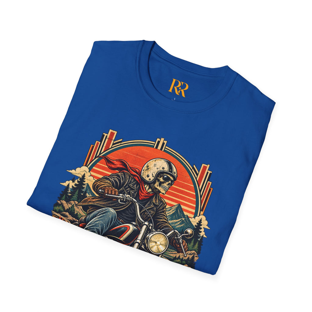 Skeleton Biker Motorcycle T-Shirt