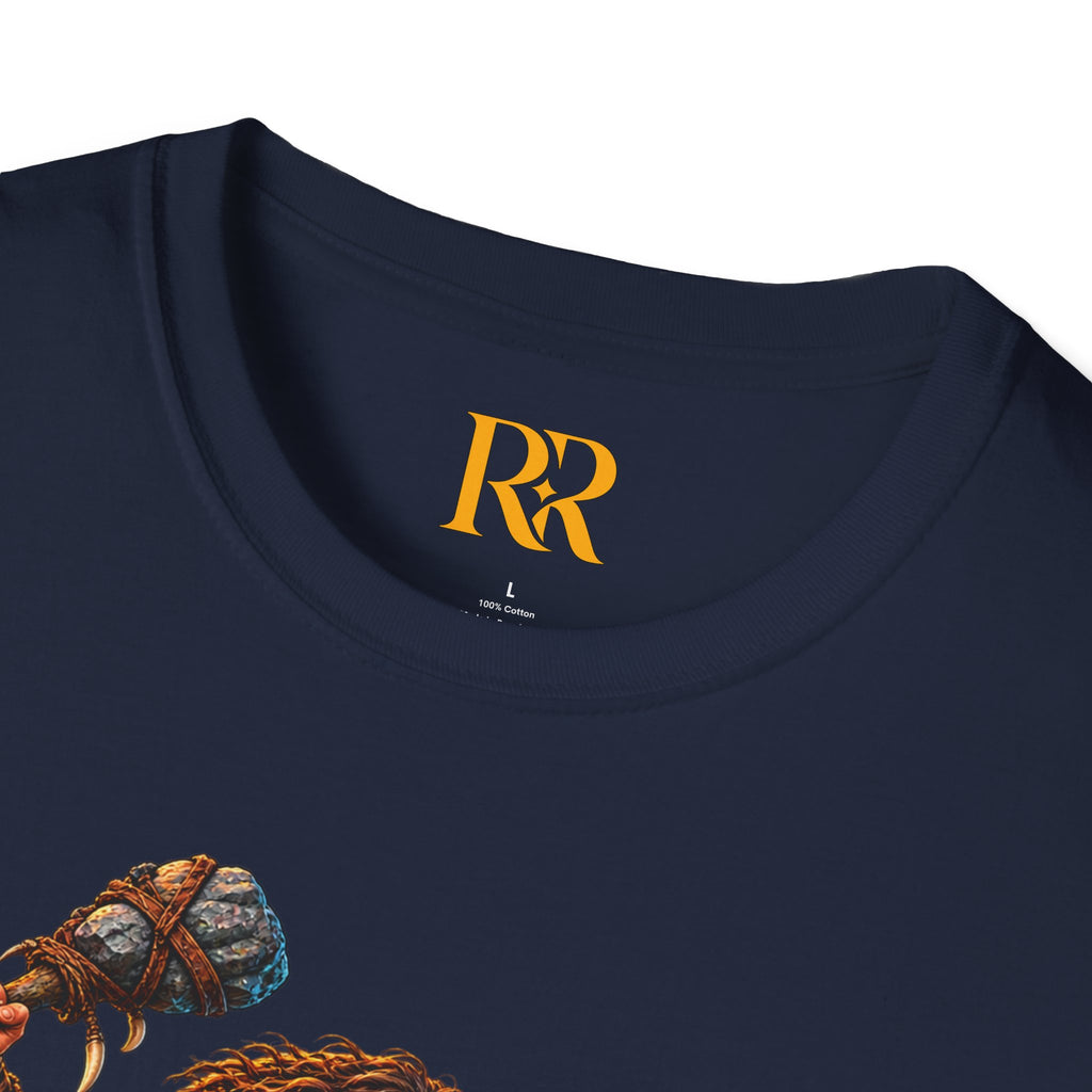 Caveman Riding T-Rex Dinosaur T-Shirt