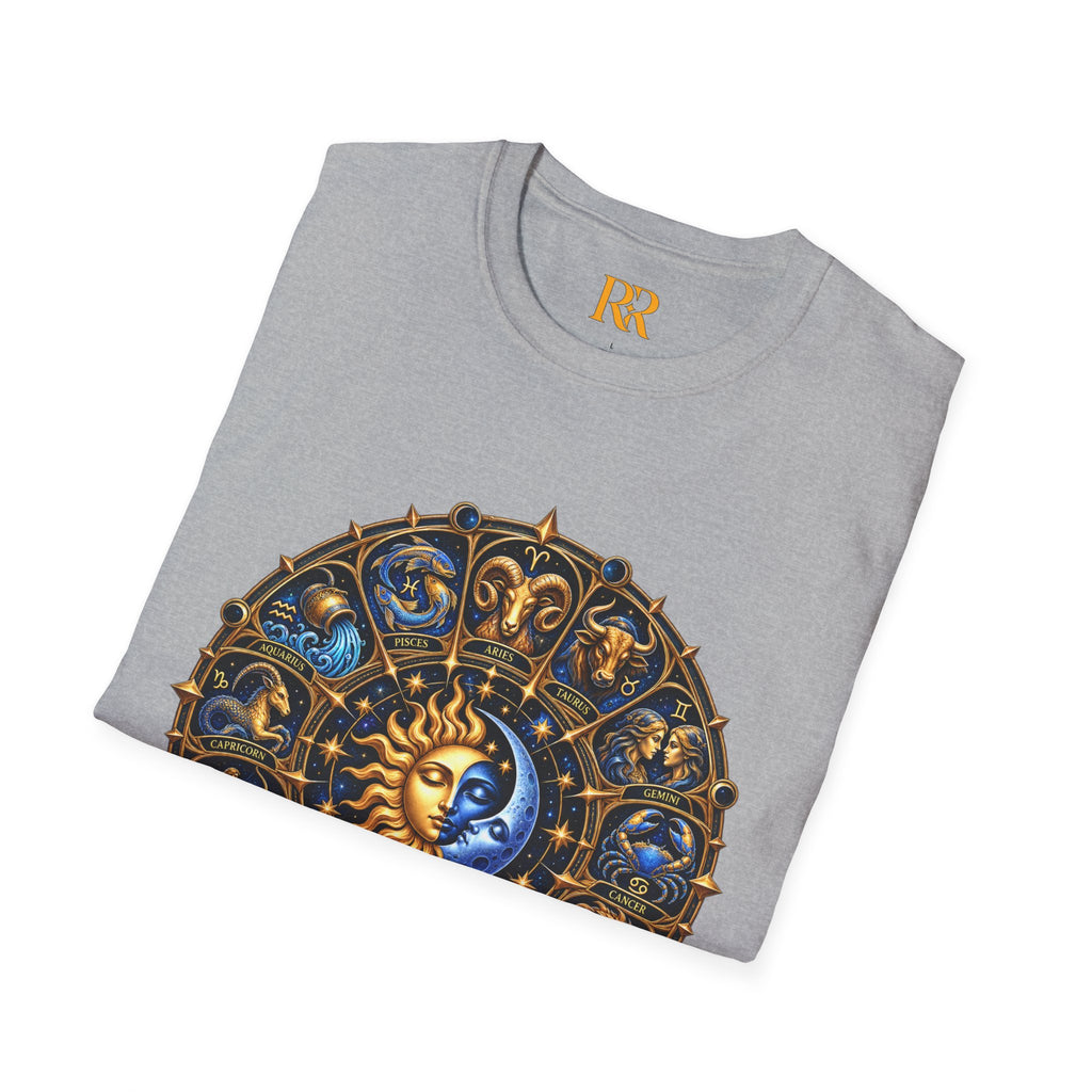 Celestial Sun and Moon Mandala T-Shirt
