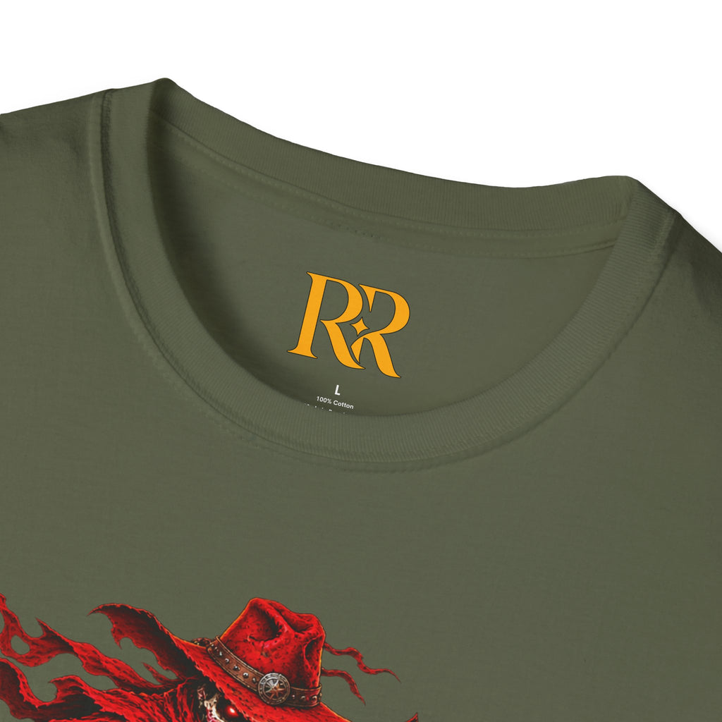 Red Gothic Horse Rider T-Shirt