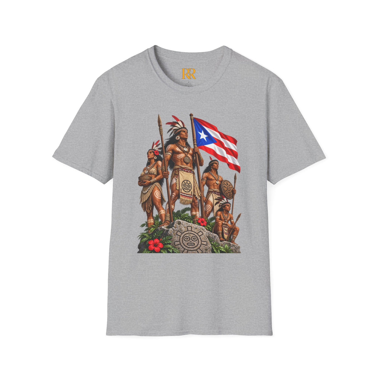 Puerto Rico Taino Heritage Flag T-Shirt