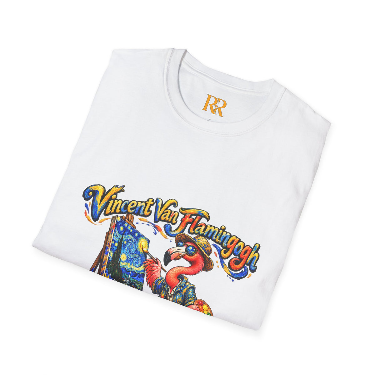 Vintage Flamingo Artist T-Shirt