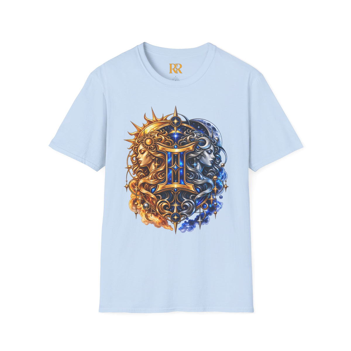 Gemini Sun and Moon Balance Celestial T-Shirt