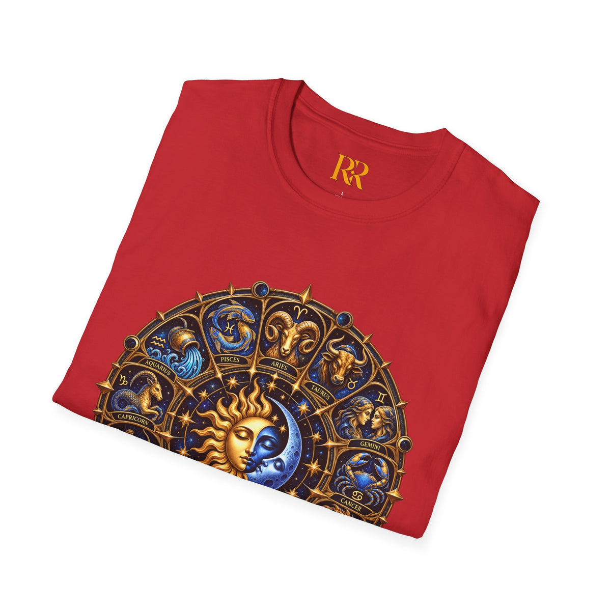 Celestial Sun and Moon Mandala T-Shirt