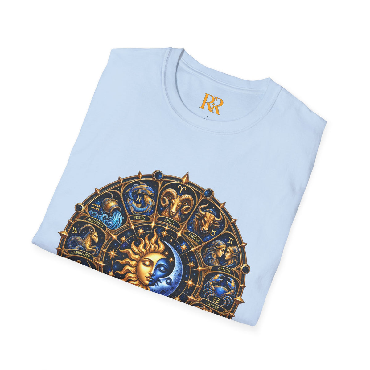 Celestial Sun and Moon Mandala T-Shirt