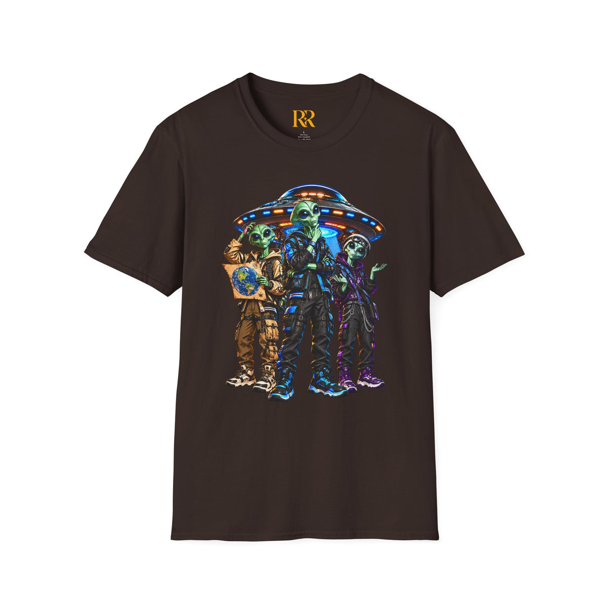 Alien Mushroom Psychedelic T-Shirt