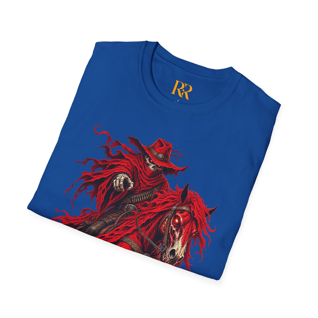 Red Gothic Horse Rider T-Shirt