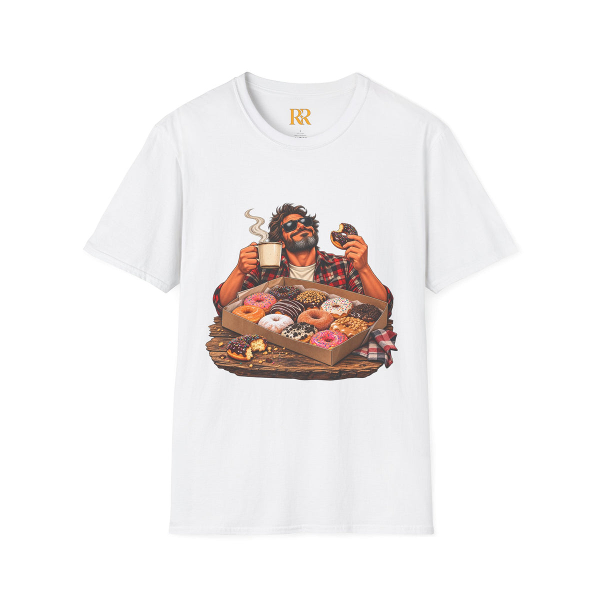 Donut Coffee Lover T-Shirt – Funny Breakfast Food Graphic Tee