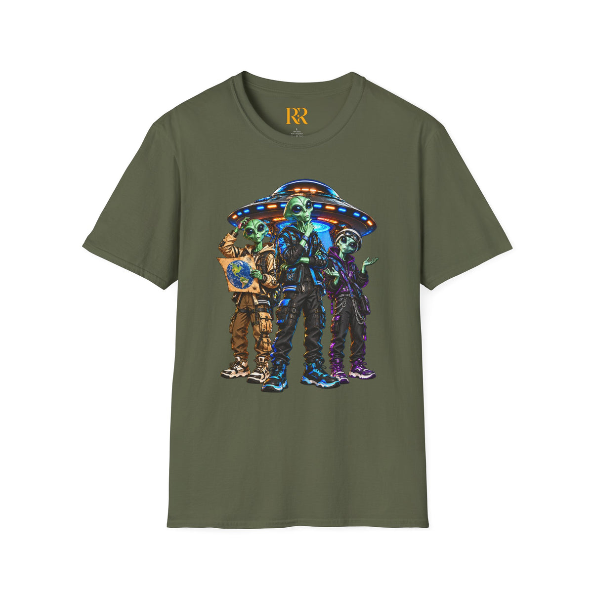 Alien Mushroom Psychedelic T-Shirt