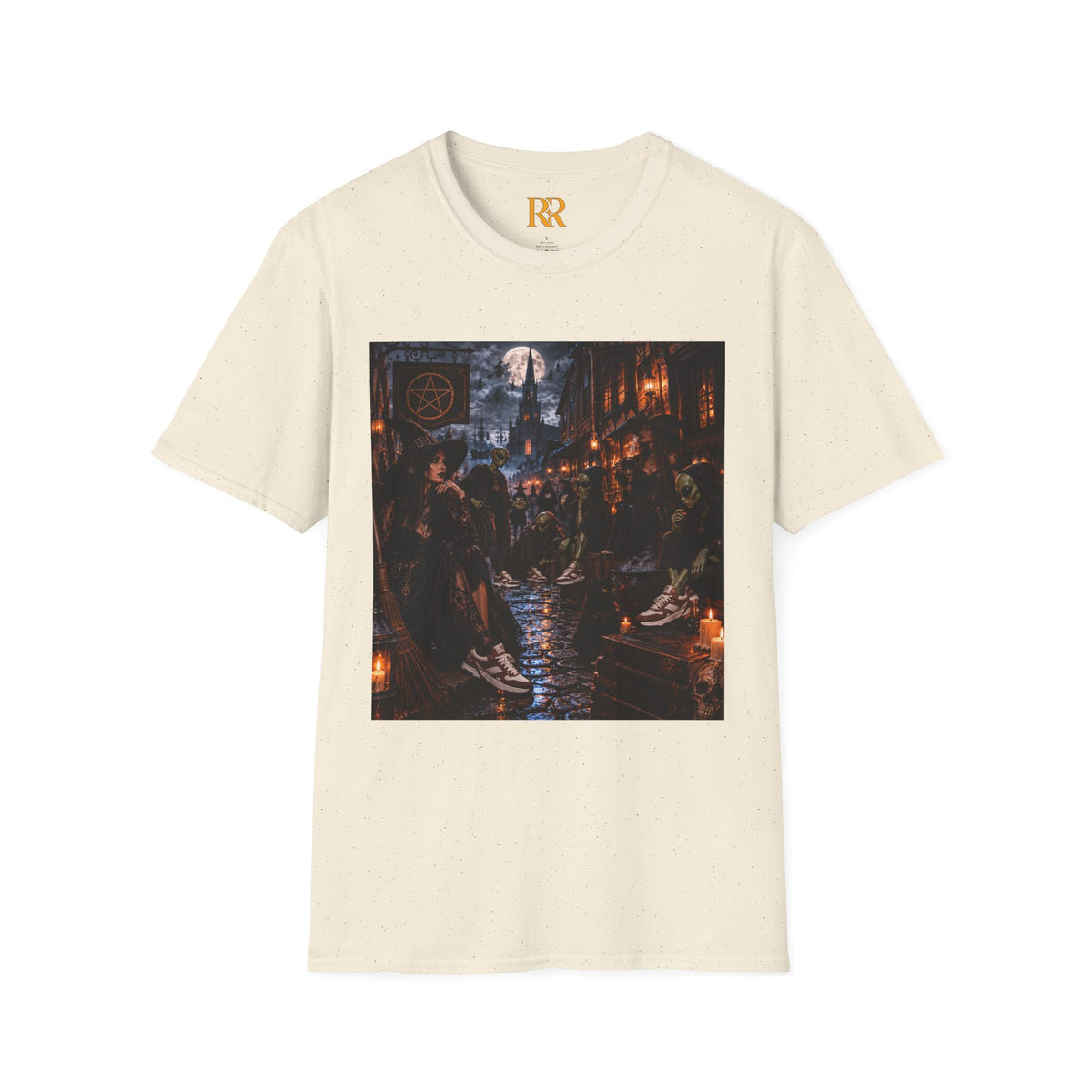Dark Gothic Medieval Tavern Scene T-Shirt