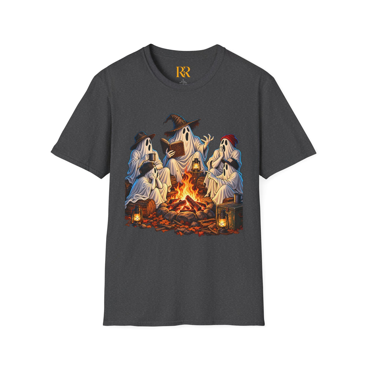 Ghosts around a Campfire Fantasy T-Shirt
