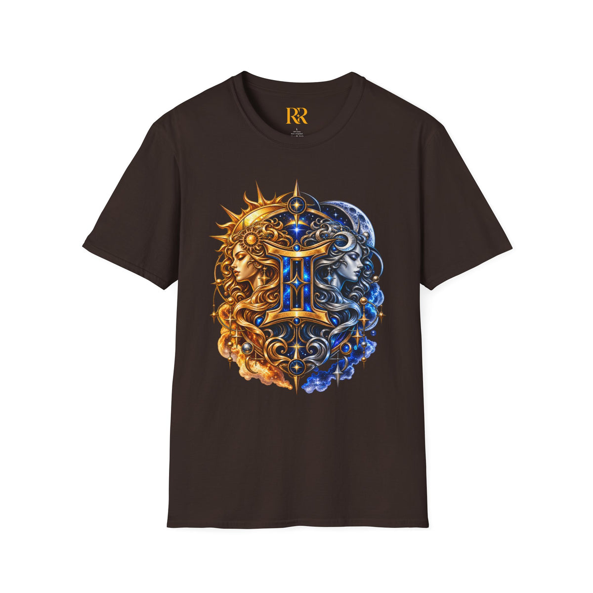 Gemini Sun and Moon Balance Celestial T-Shirt