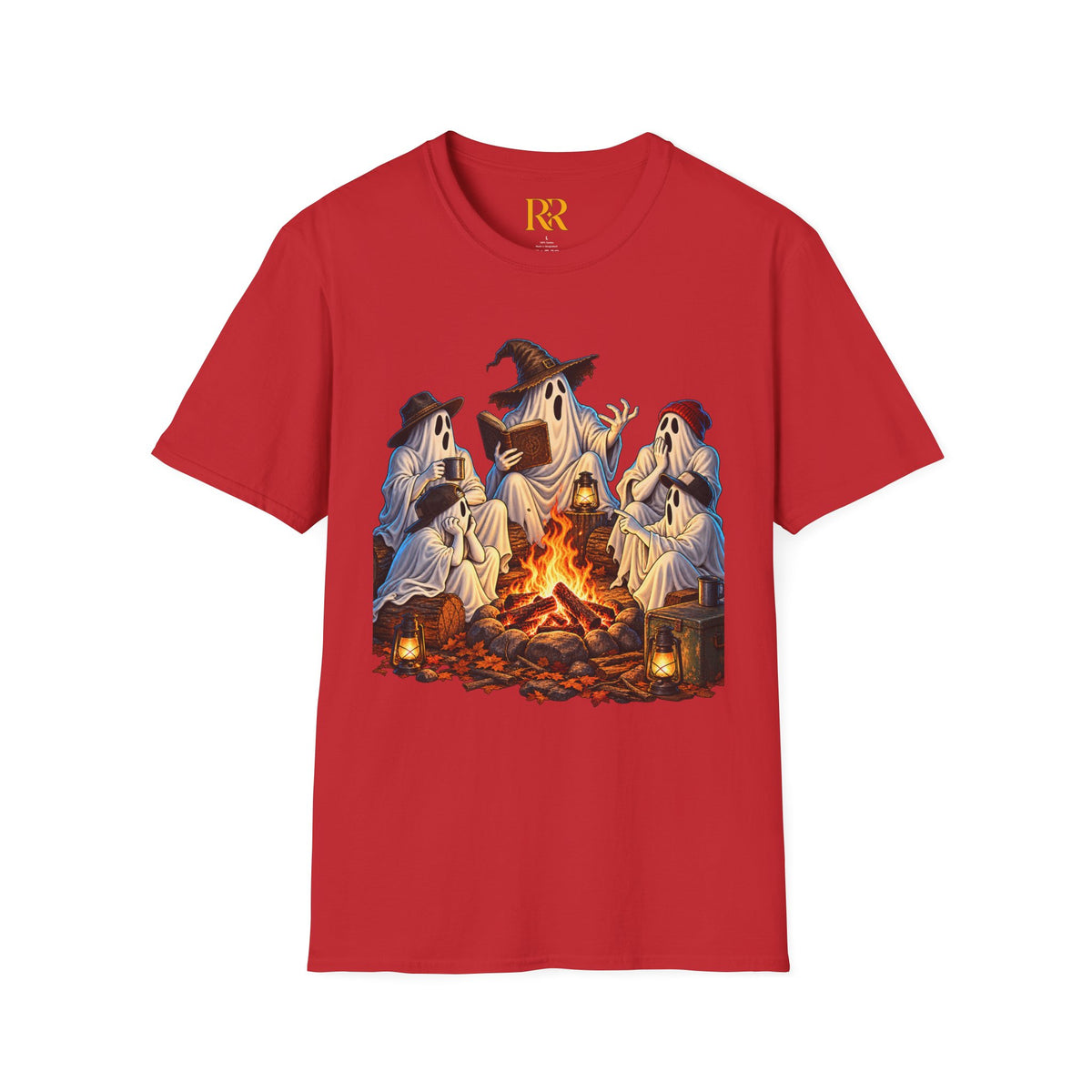 Ghosts around a Campfire Fantasy T-Shirt