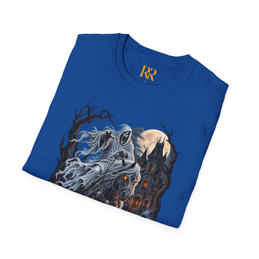 Dark Fantasy Grim Reaper Castle T-Shirt