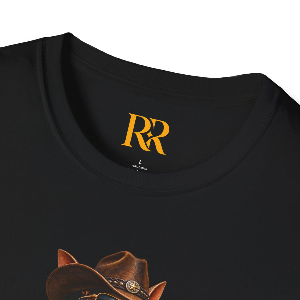Cowboy Armadillo Western Graphic T-Shirt