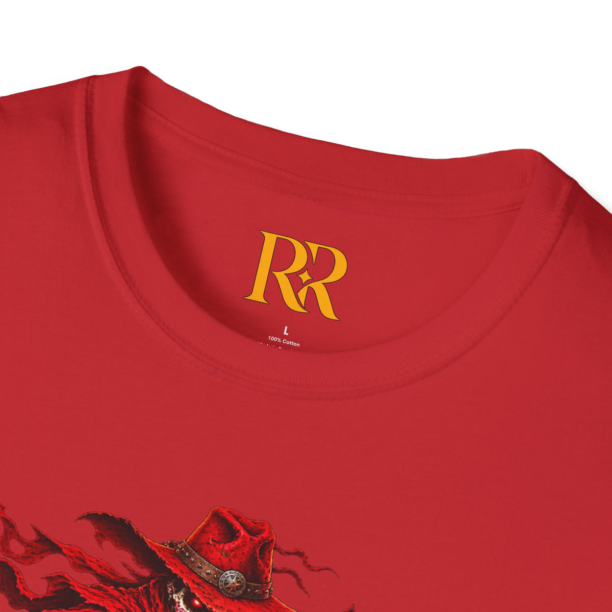 Red Gothic Horse Rider T-Shirt