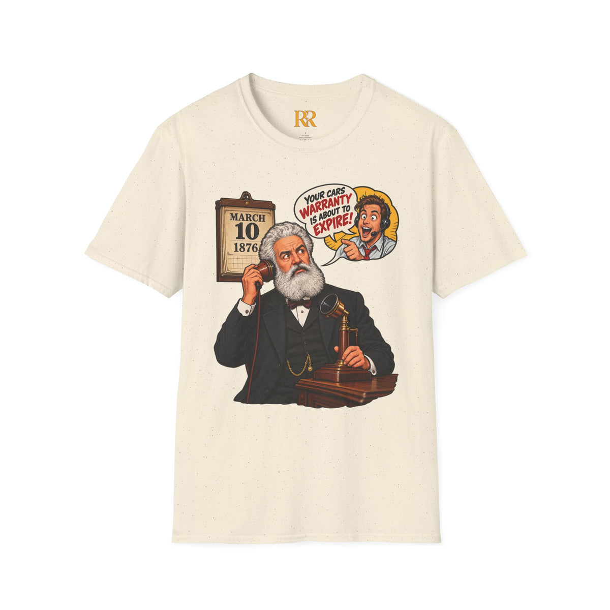 Alexander Graham Bell Telephone Patent T-Shirt – March 10, 1876 History Gift