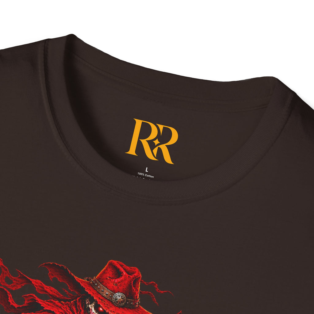 Red Gothic Horse Rider T-Shirt