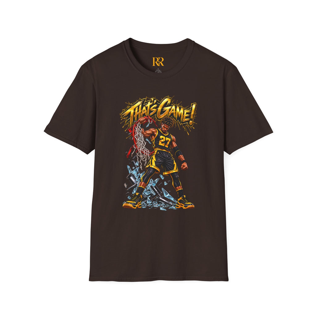 “That’s Game!” Basketball Player Graphic T-Shirt
