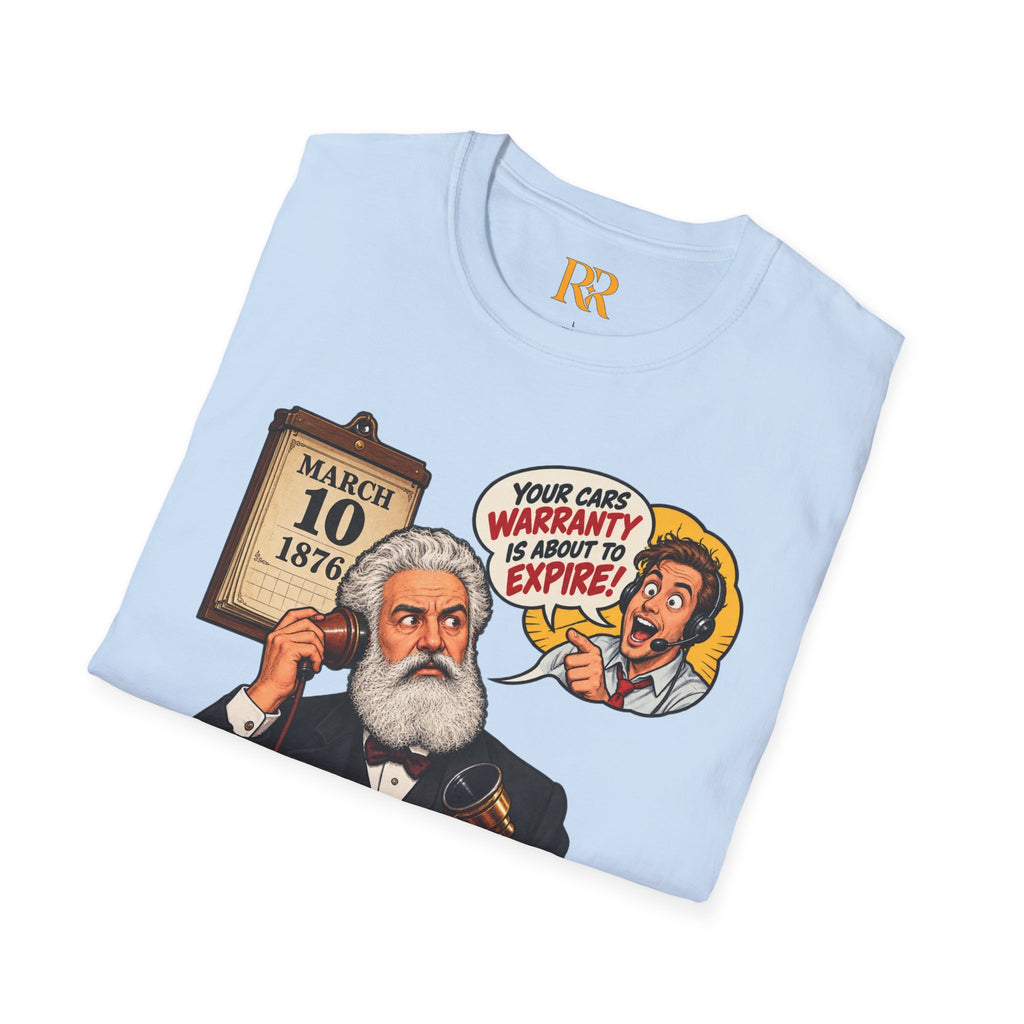 Alexander Graham Bell Telephone Patent T-Shirt – March 10, 1876 History Gift