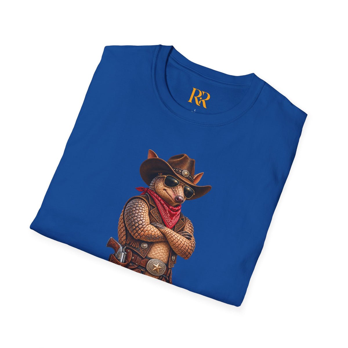 Cowboy Armadillo Western Graphic T-Shirt