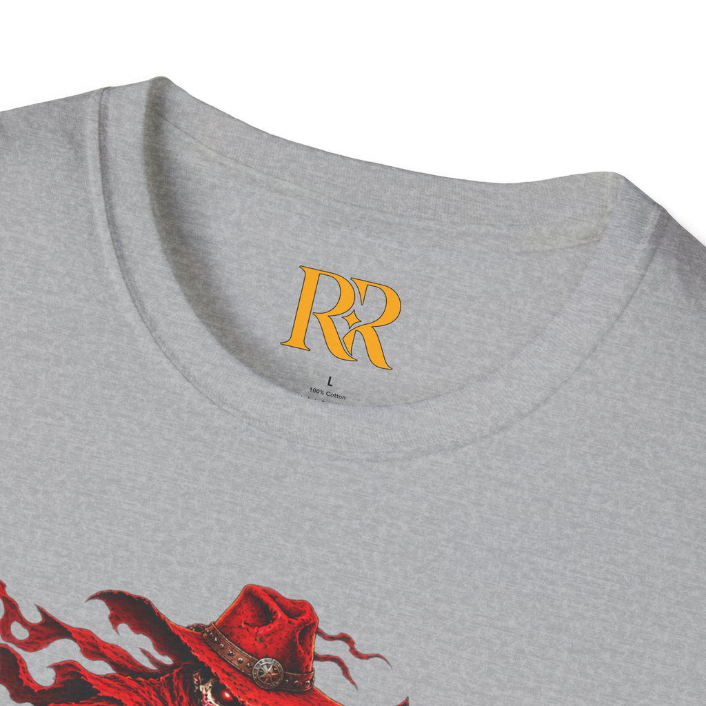 Red Gothic Horse Rider T-Shirt