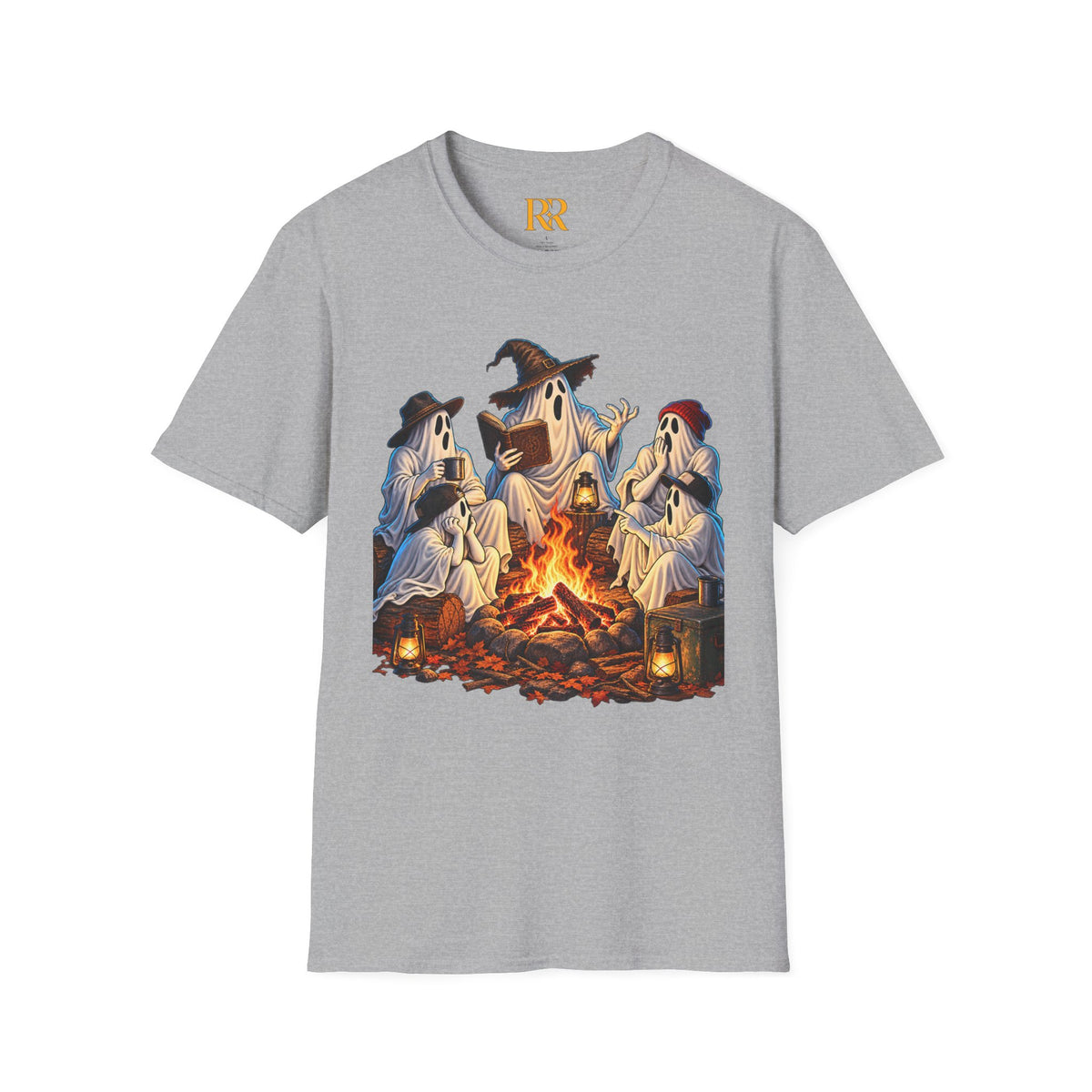 Ghosts around a Campfire Fantasy T-Shirt