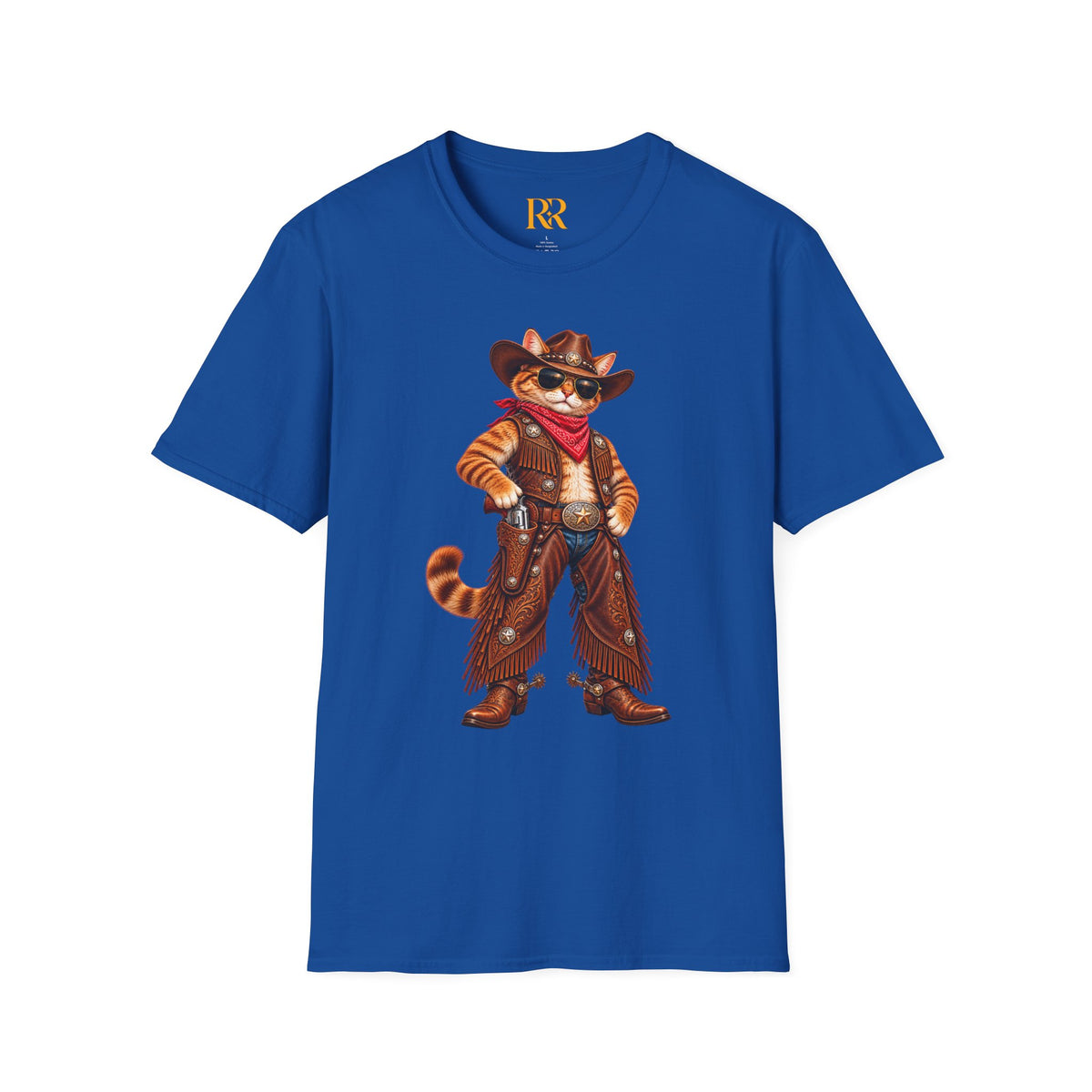 Funny Cowboy Cat T-Shirt – Western Animal Graphic Tee