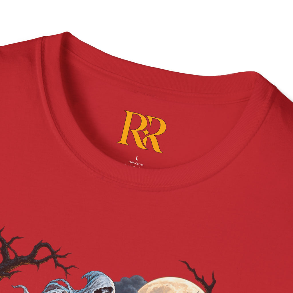 Dark Fantasy Grim Reaper Castle T-Shirt