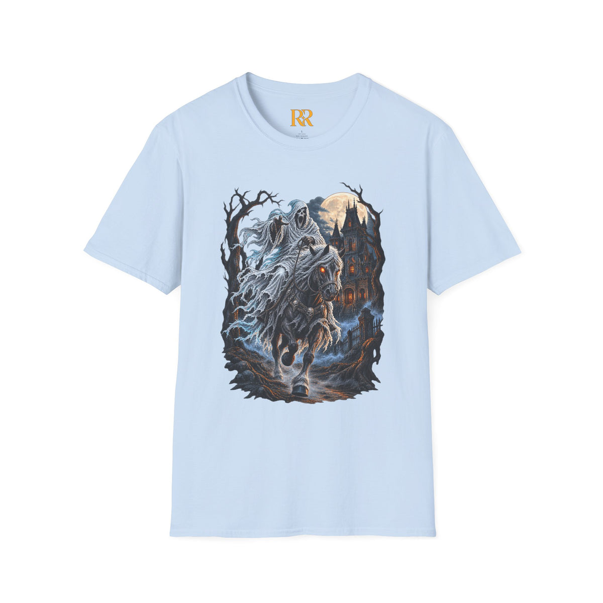 Dark Fantasy Grim Reaper Castle T-Shirt