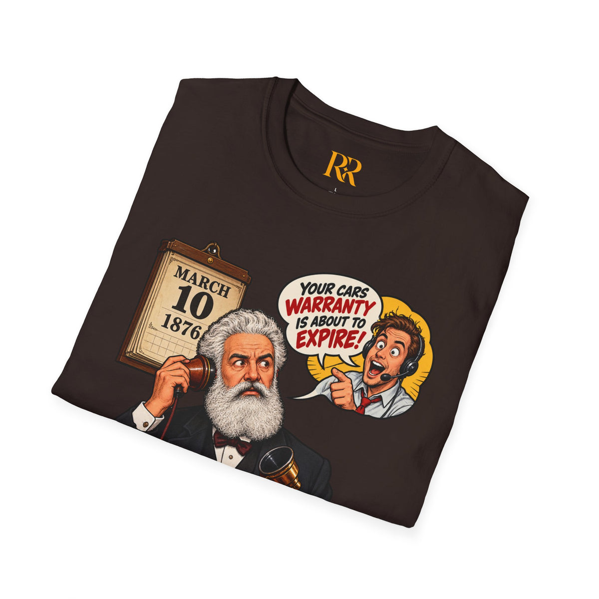 Alexander Graham Bell Telephone Patent T-Shirt – March 10, 1876 History Gift