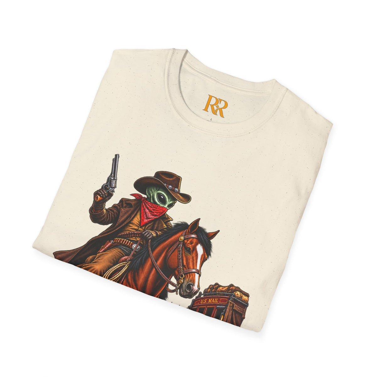 Vintage Cowboy Horse and Wagon Western T-Shirt