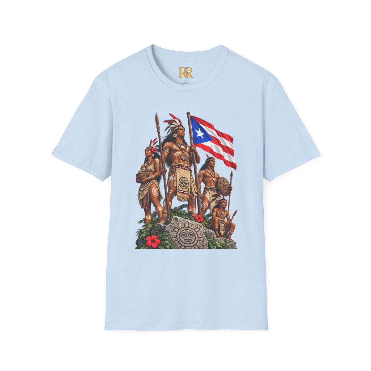 Puerto Rico Taino Heritage Flag T-Shirt