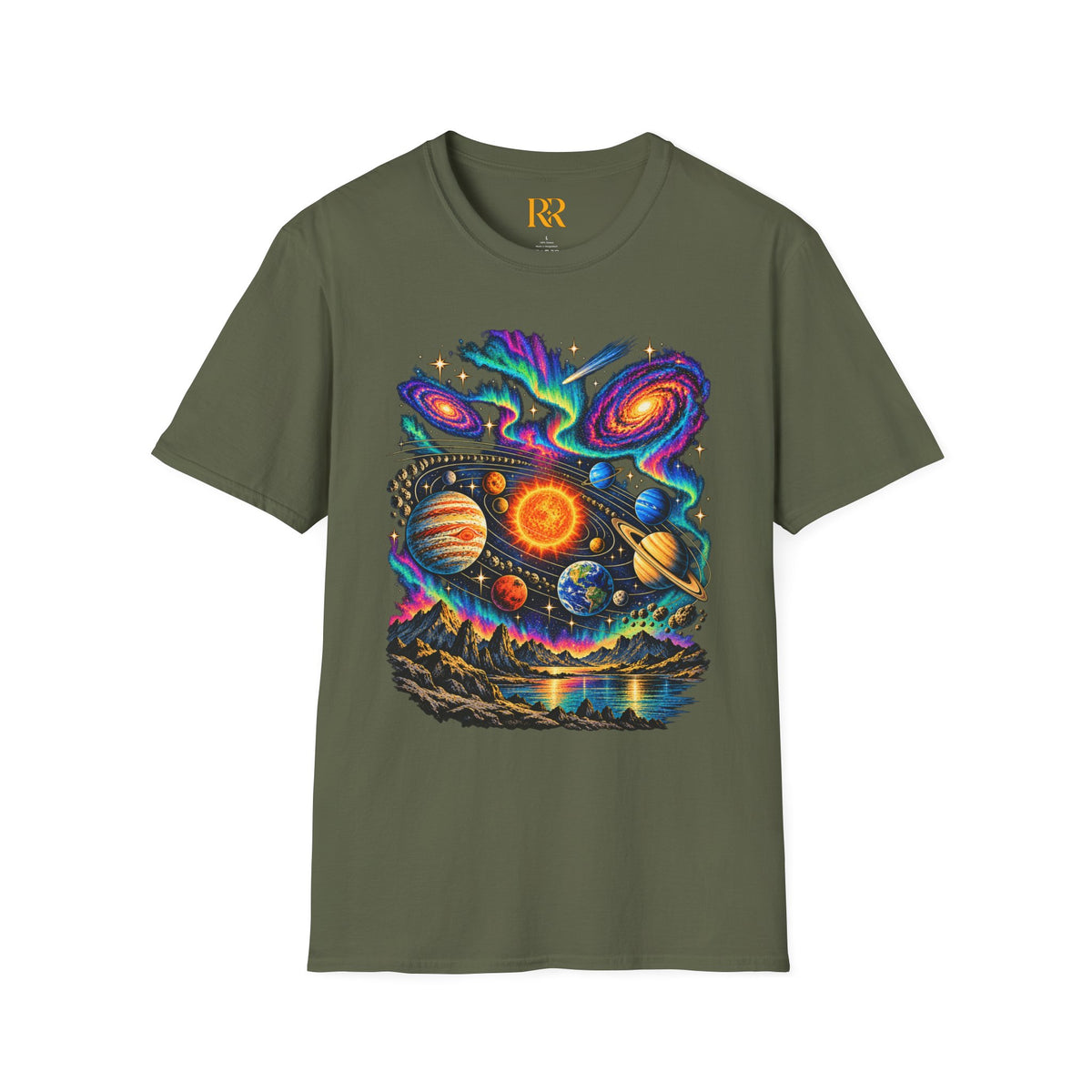 Cosmic Space Galaxy Art T-Shirt