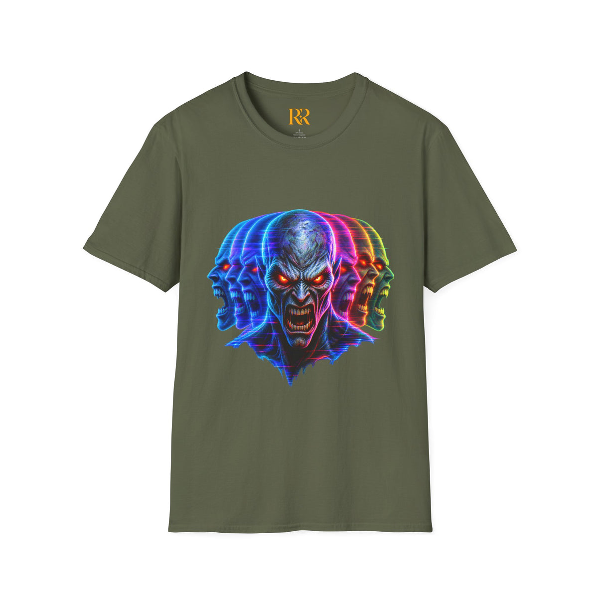 Colorful Cosmic Monster Graphic T-Shirt