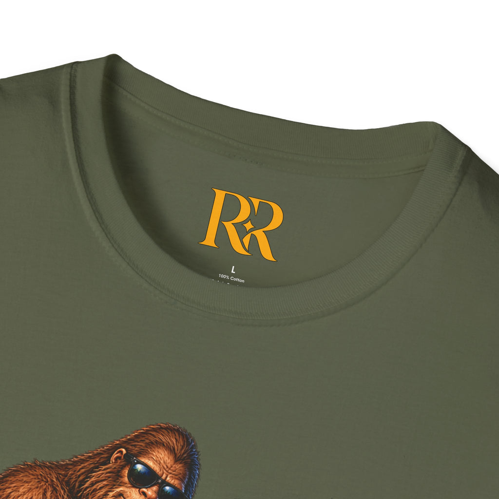 Bigfoot Camping Around the Campfire T-Shirt