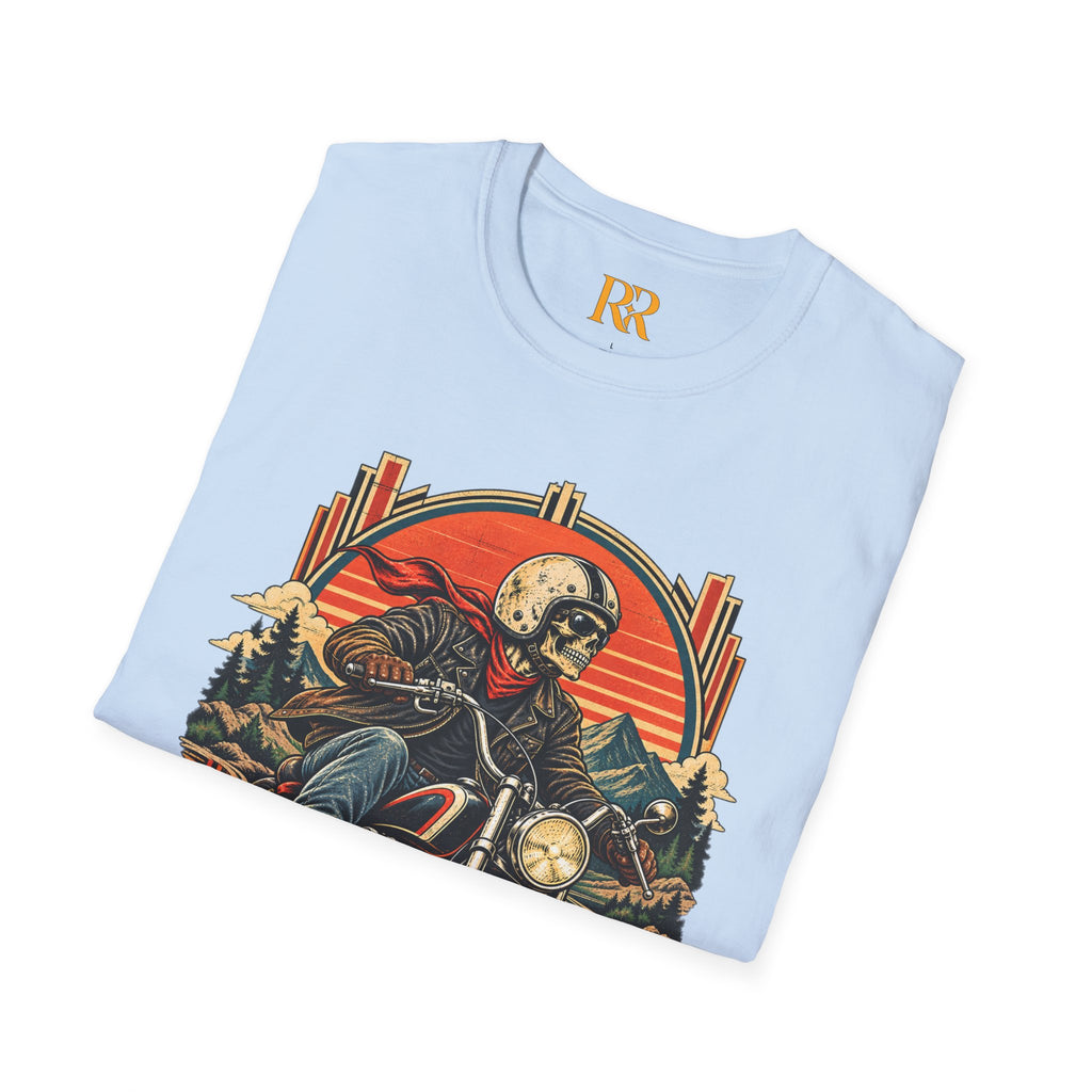 Skeleton Biker Motorcycle T-Shirt