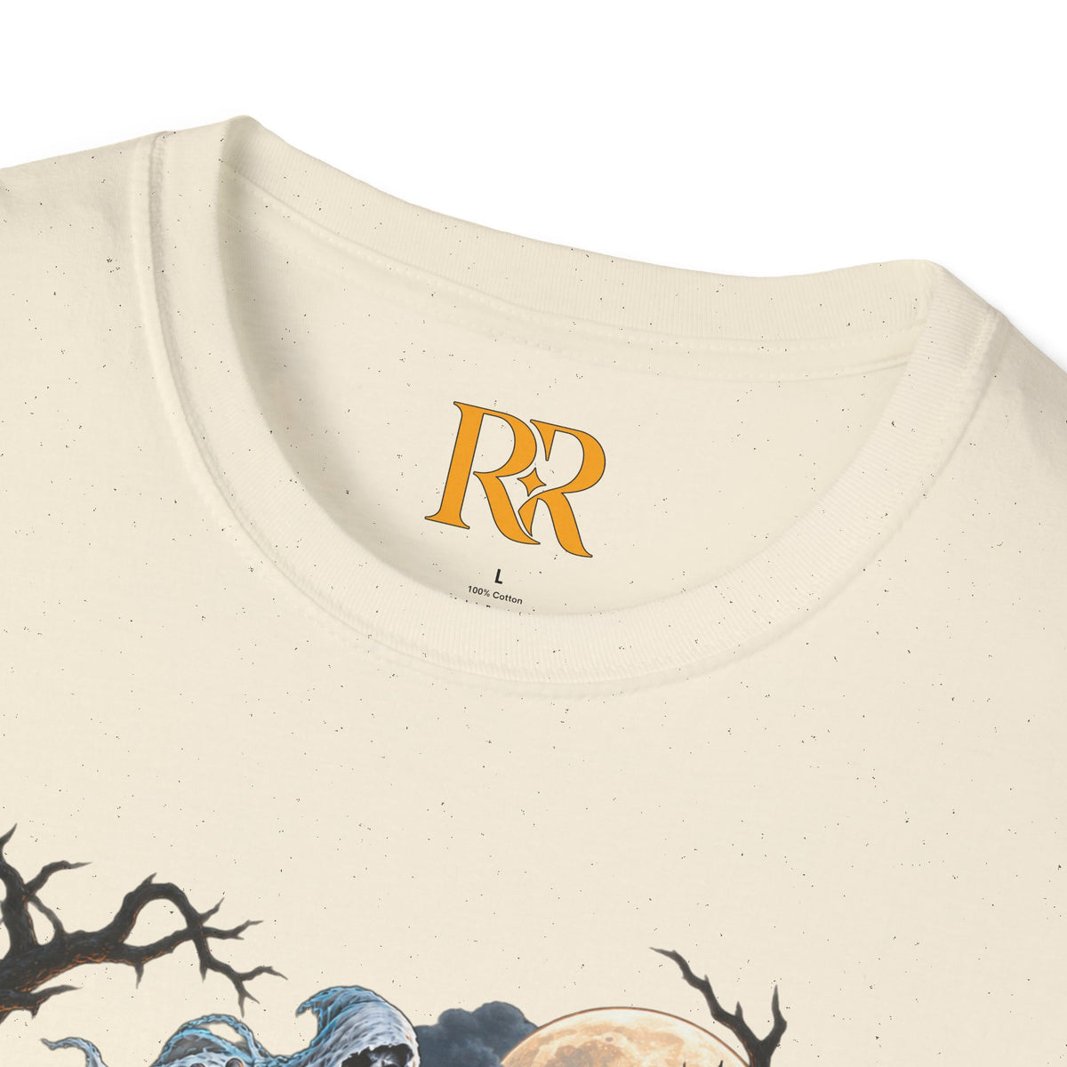 Dark Fantasy Grim Reaper Castle T-Shirt