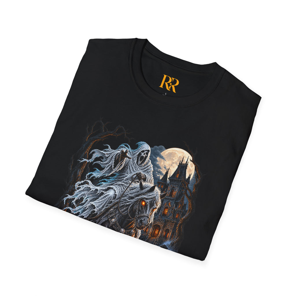 Dark Fantasy Grim Reaper Castle T-Shirt