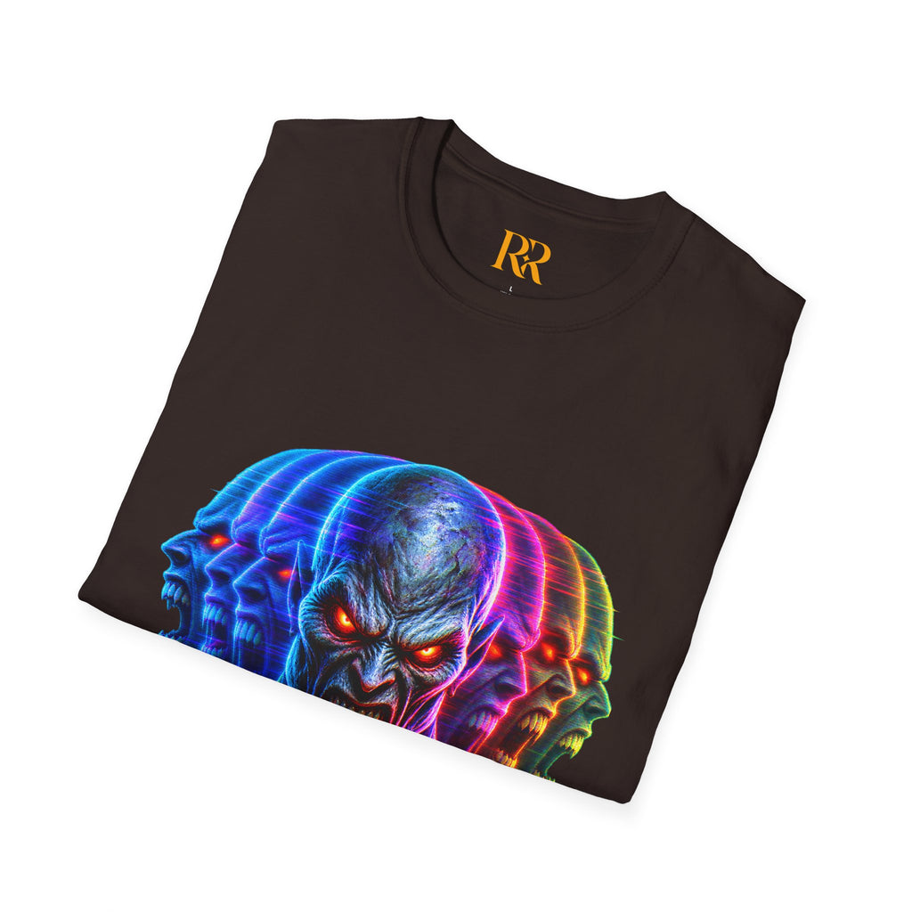 Colorful Cosmic Monster Graphic T-Shirt
