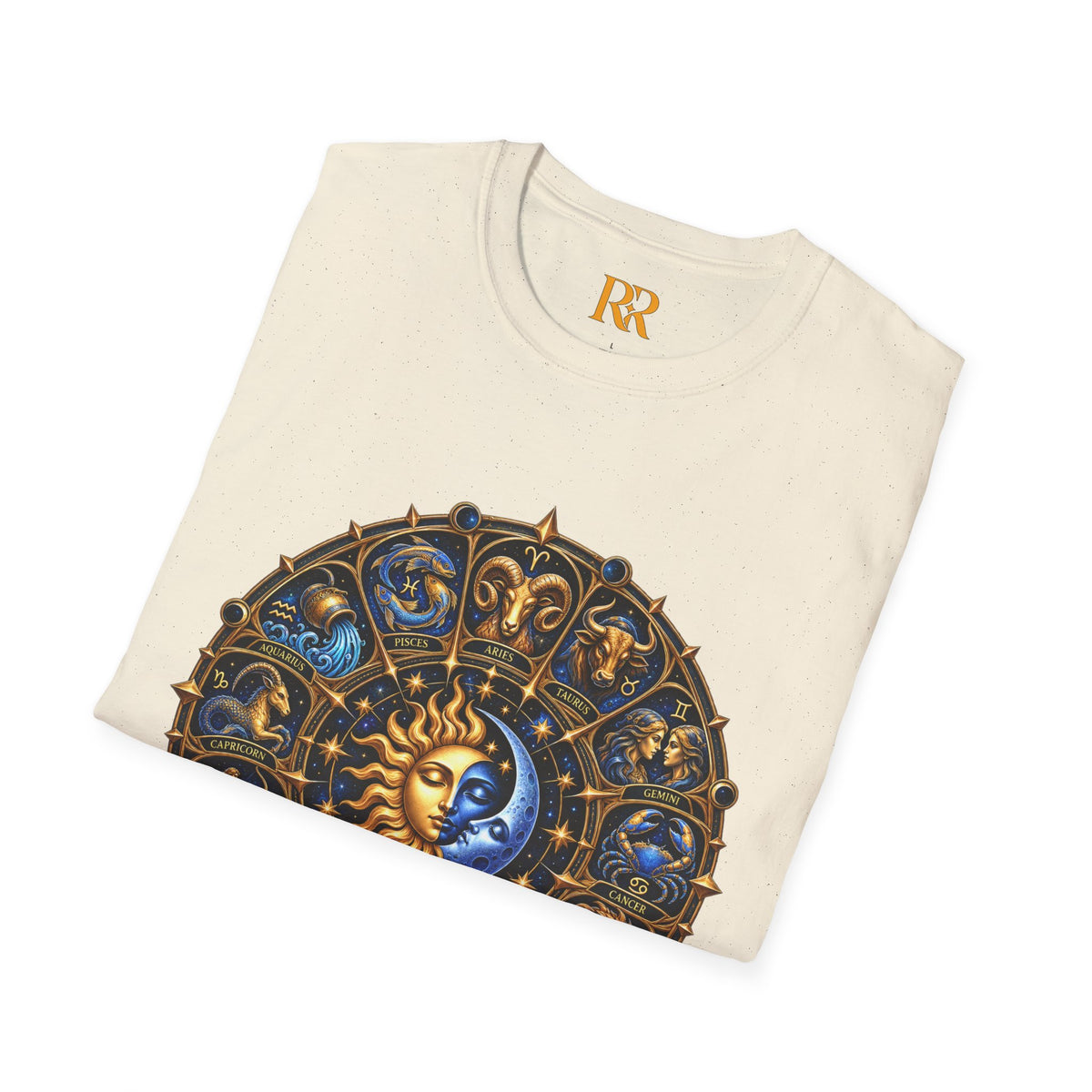 Celestial Sun and Moon Mandala T-Shirt