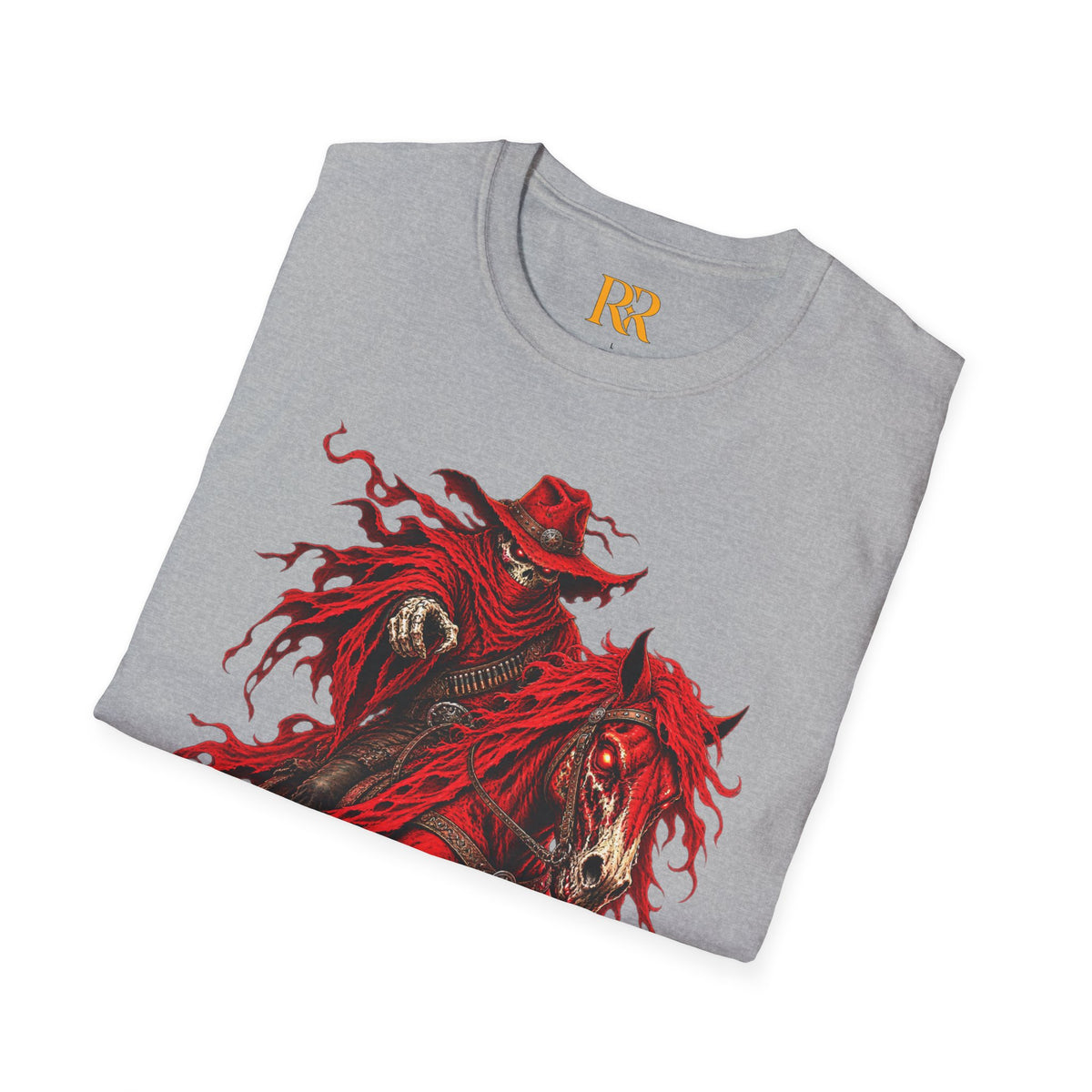 Red Gothic Horse Rider T-Shirt