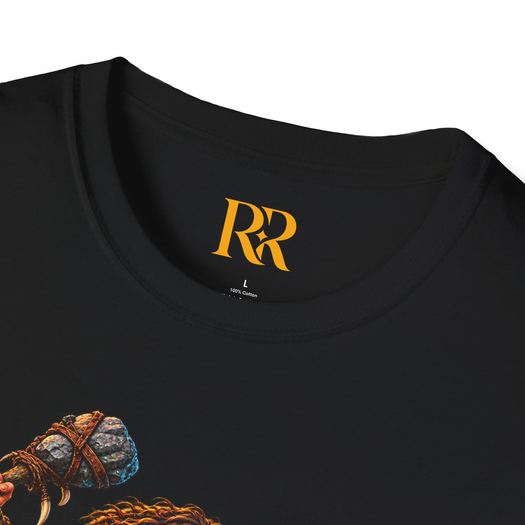 Caveman Riding T-Rex Dinosaur T-Shirt