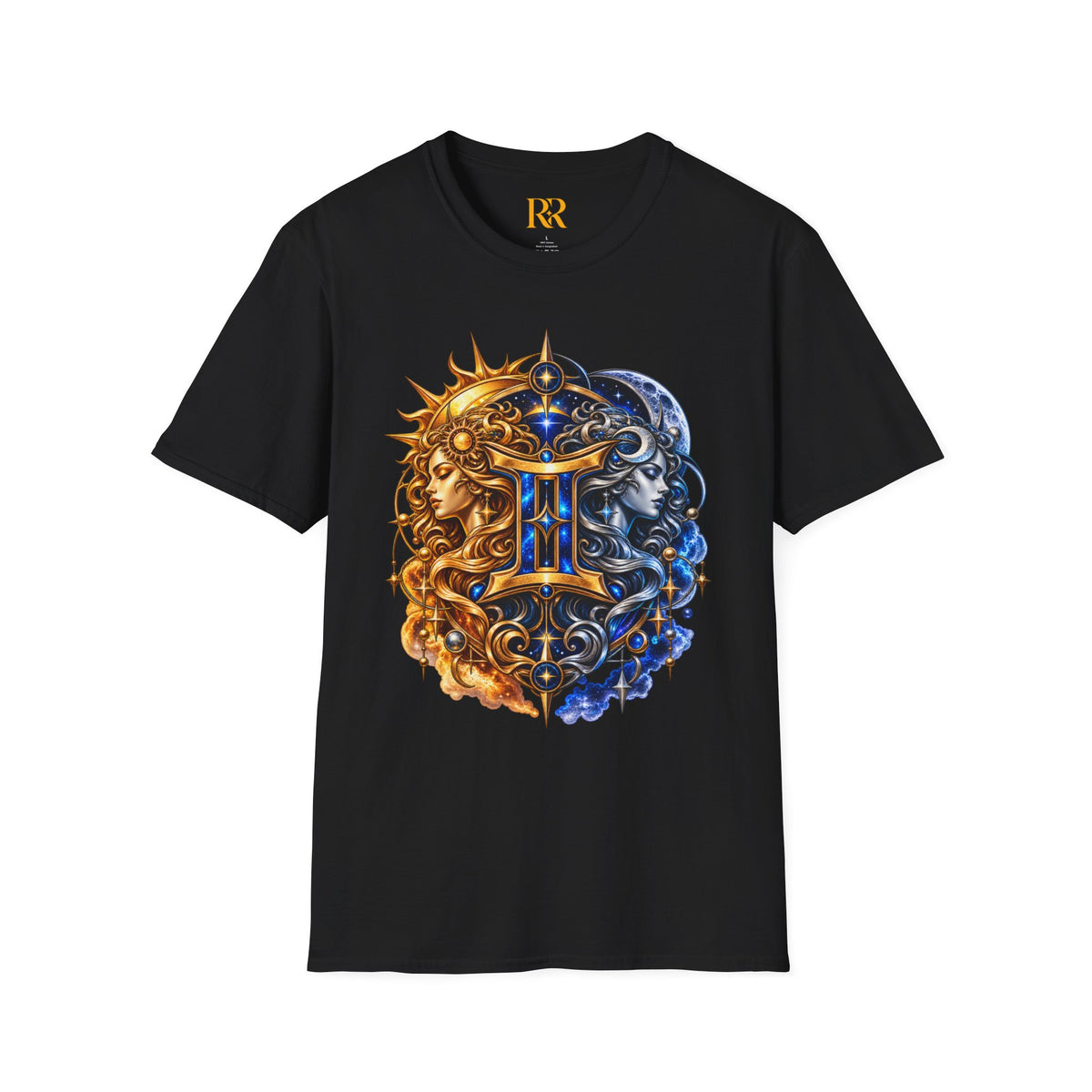 Gemini Sun and Moon Balance Celestial T-Shirt